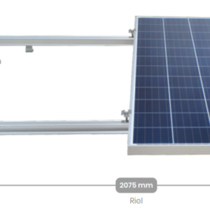 Kit 6 Paneles Solar 455w + 3 Microinversor 700w/110v +estruc